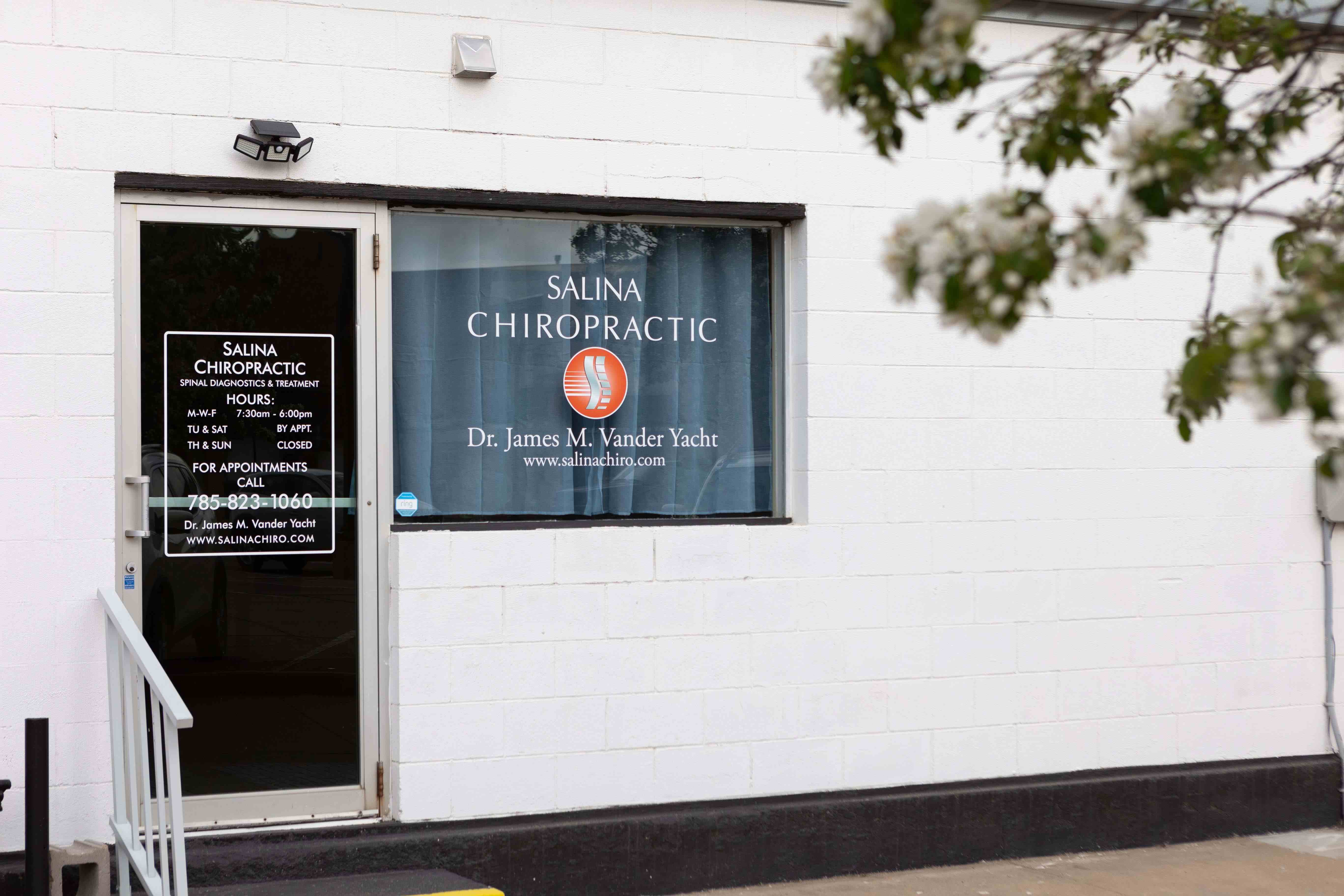 Outside view of a chiropractic office
